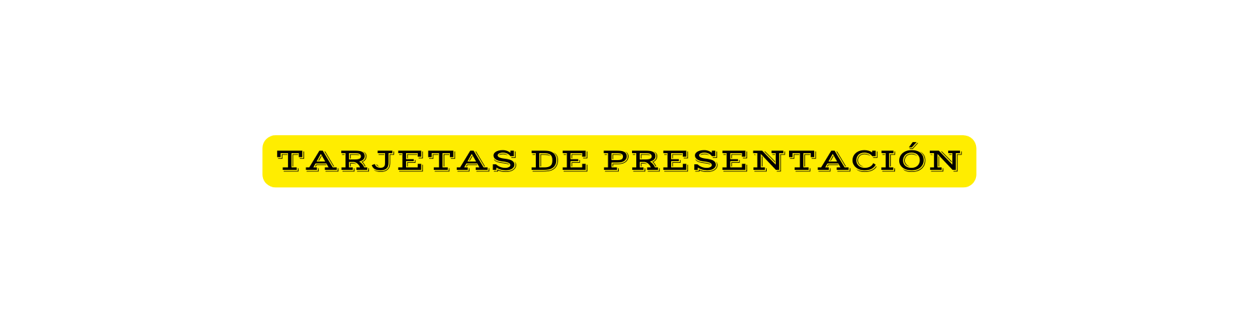 TARJETAS DE PRESENTACIÓN